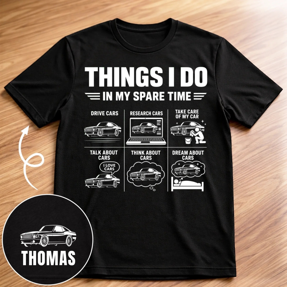 Custom T-Shirt - Personalized Birthday Gifts For Husband, Son, Grandson, Brother, Grandpa, Dad, Yourself - Born To Stand Out