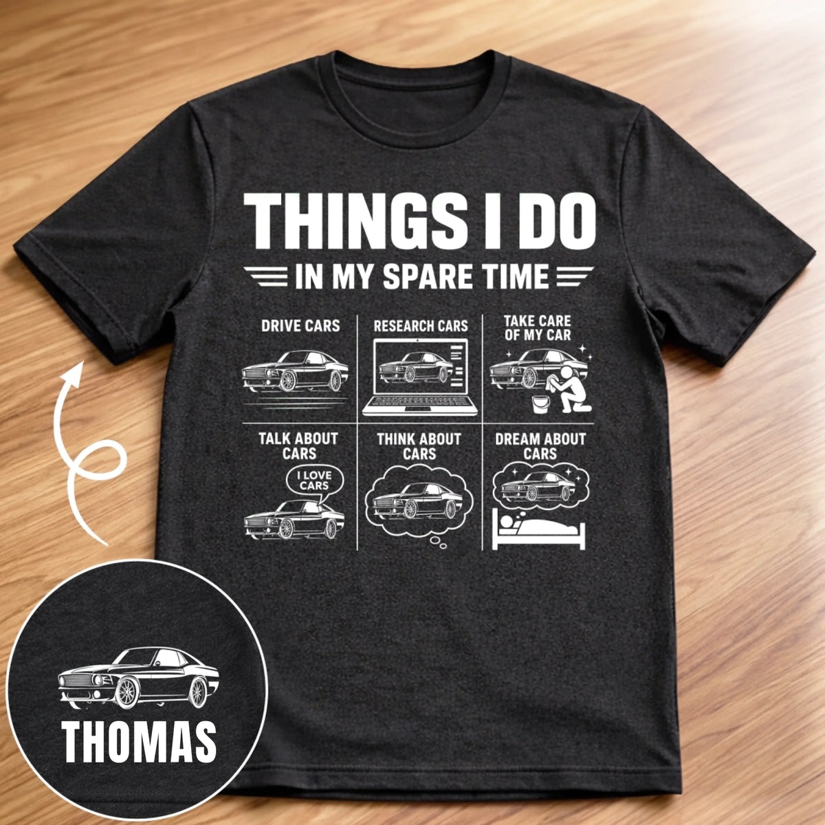 Custom T-Shirt - Personalized Birthday Gifts For Husband, Son, Grandson, Brother, Grandpa, Dad, Yourself - Born To Stand Out