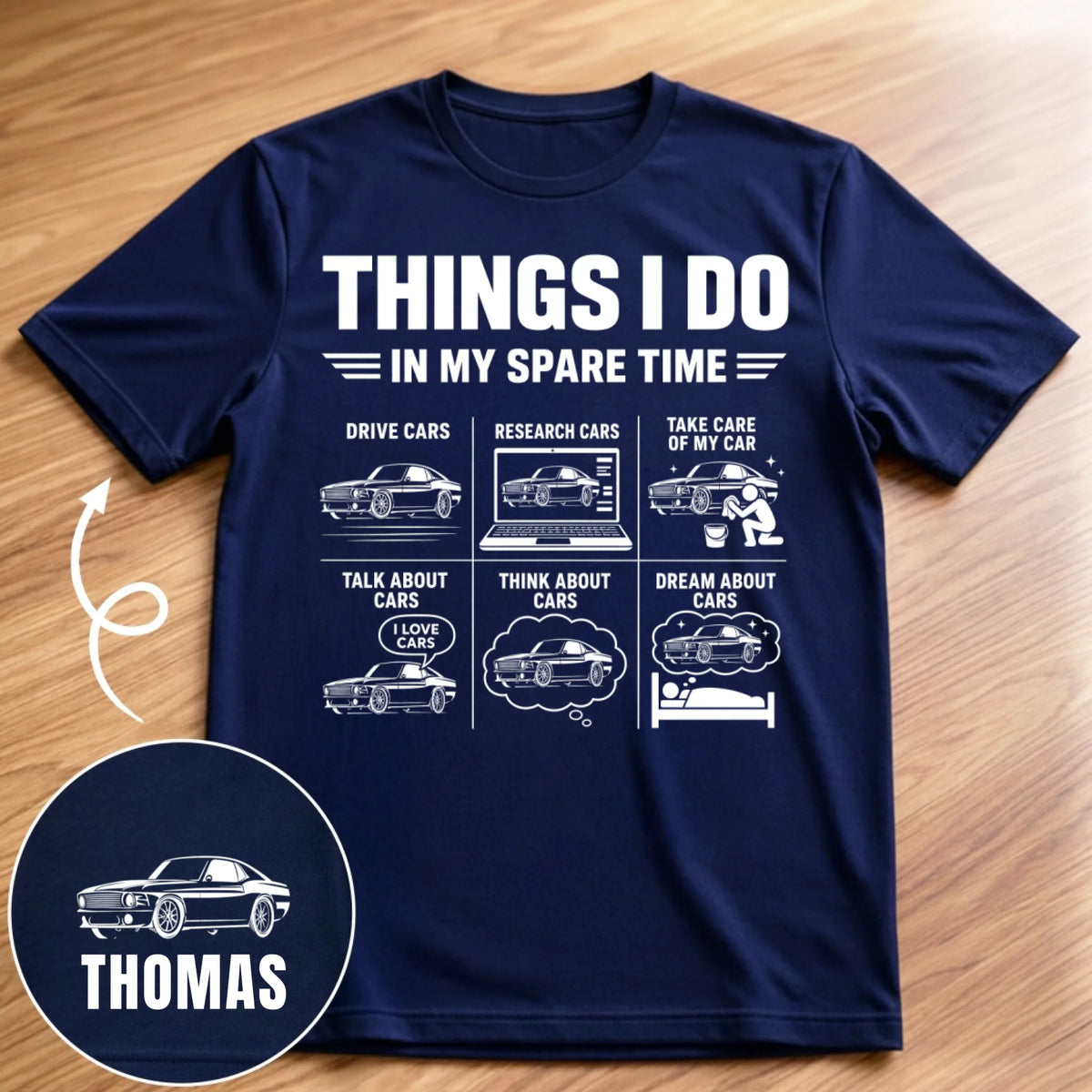 Custom T-Shirt - Personalized Birthday Gifts For Husband, Son, Grandson, Brother, Grandpa, Dad, Yourself - Born To Stand Out