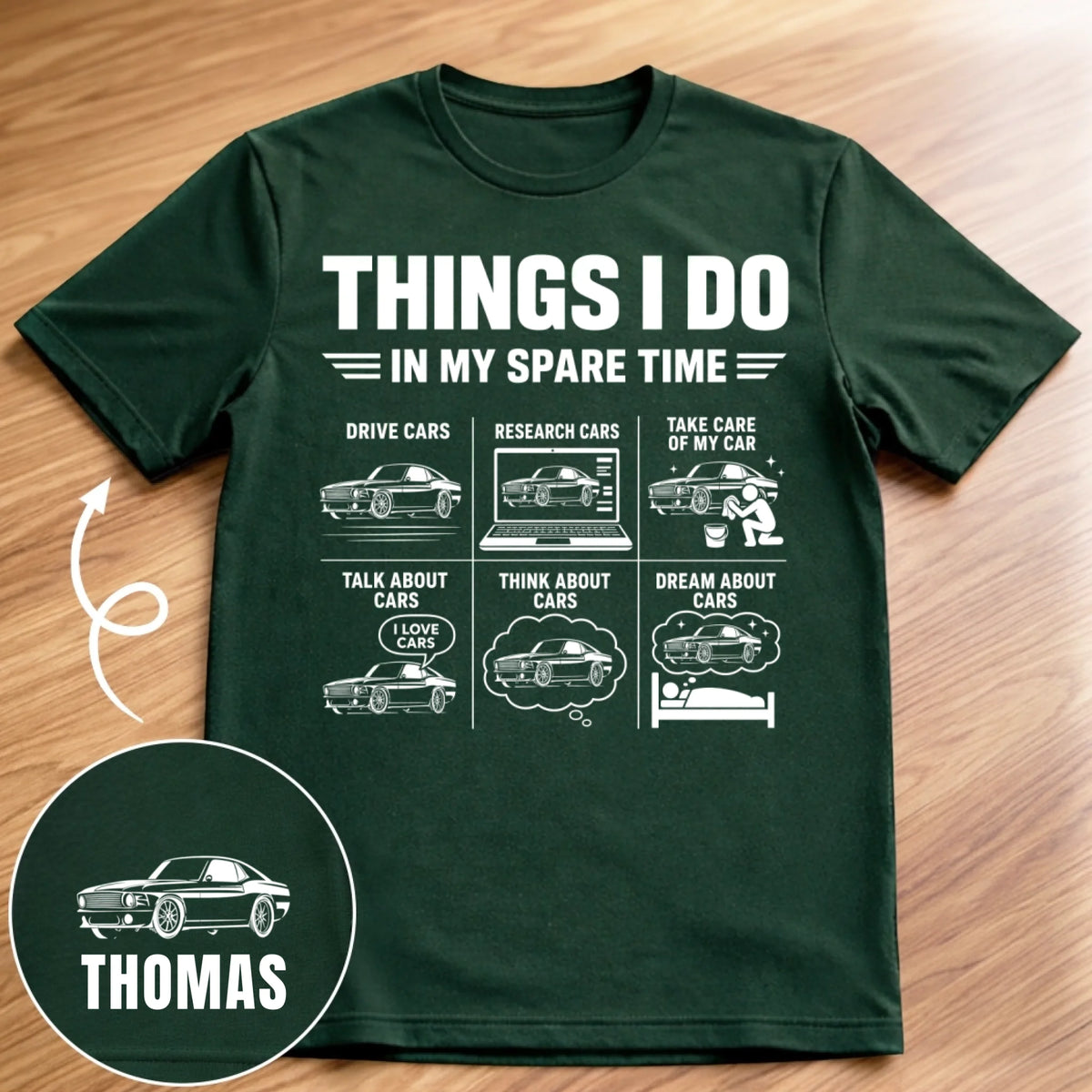 Custom T-Shirt - Personalized Birthday Gifts For Husband, Son, Grandson, Brother, Grandpa, Dad, Yourself - Born To Stand Out